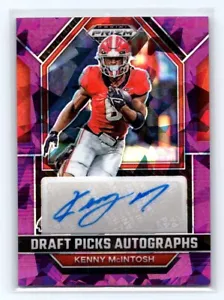 2023 Prizm Draft Picks Purple Ice Prizm DPA-KMC Kenny McIntosh SP /49 SEAHAWKS - Picture 1 of 2
