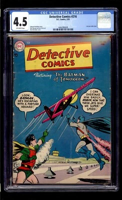 Detective Comics #216 1955 CGC 4,5 en muy buen estado+ escaneos de alta definición originales** Foto 1 de 2