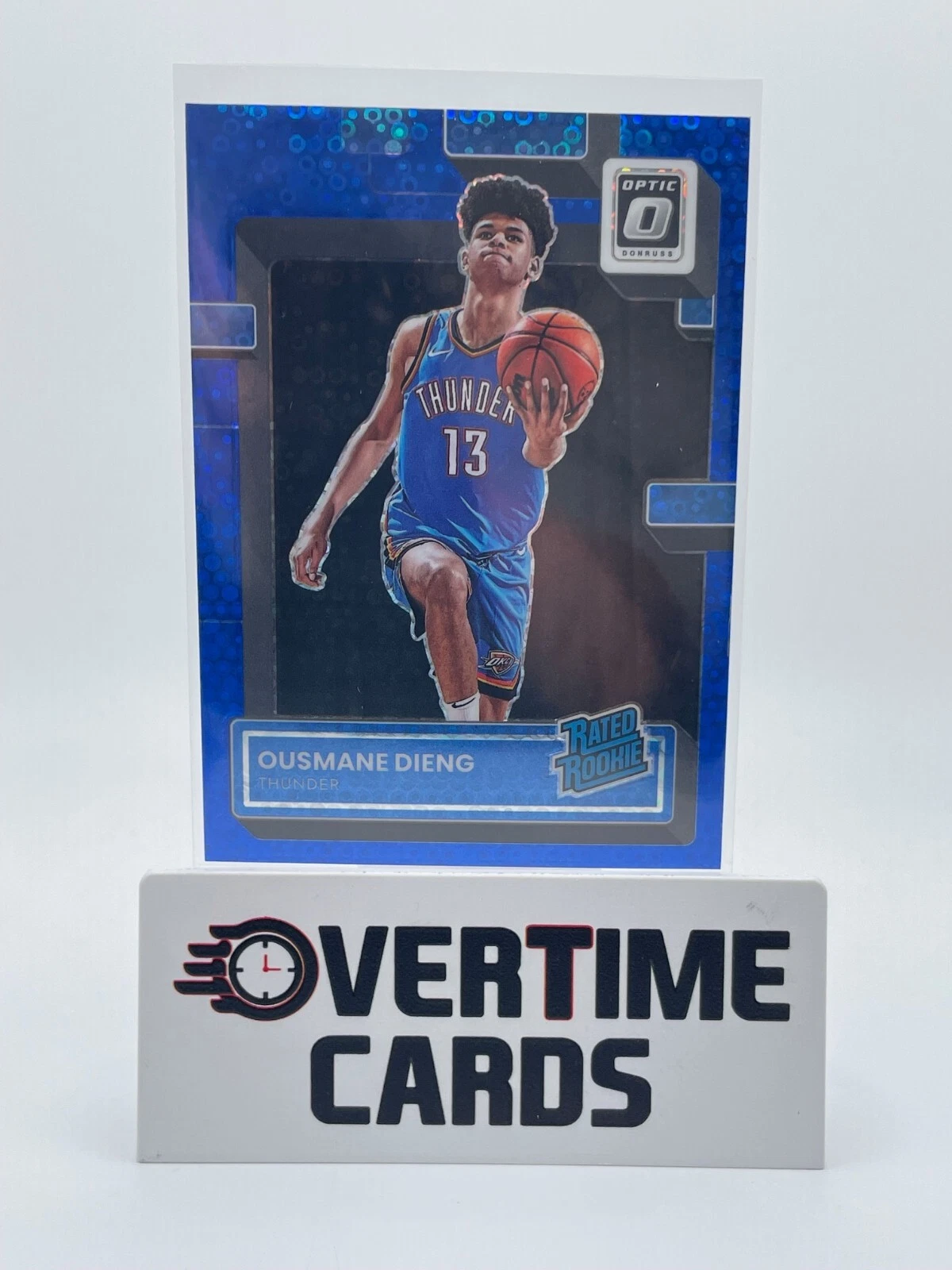 2022-23 Donruss Optic  Ousmane Dieng Rated Rookie 14 /49 Blue Fast Break #220