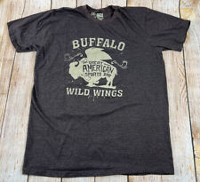 Buffalo Wild Wings Employee Brown T-Shirt Mens Size L