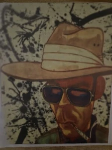 Impresión en lienzo Hunter S Thompson Fear And Loathing Gonzo 8x10 - Imagen 1 de 1