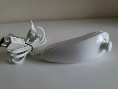 Nintendo Wii White Official Nunchuck  - Image 1 of 3