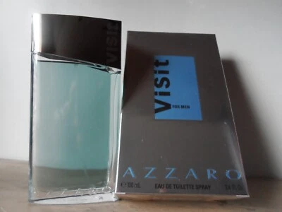 Visit Azzaro For Men EDT Spray 3.4 OZ / 100 ml Nuevo En Caja Sellada Francia Original Foto 1 de 2