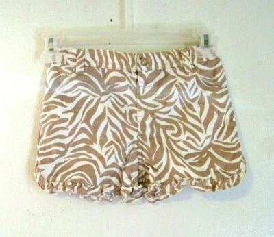 Pantalones Cortos Niñas Wonderkids Blanco y Dorado Talla 5T Usados en Excelente Condición!!! Foto 1 de 2