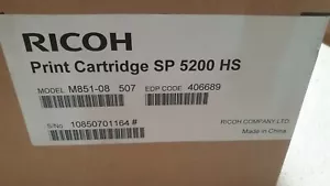 Ricoh SP 5200 HS Print Cartridge BLACK - EDP Code: 406689 - for SP5200DN SP5200S - Picture 1 of 1