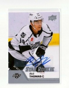 AKIL THOMAS '20/21 Upper Deck AHL Star Rookie AUTOGRAPH insert card 1:58
