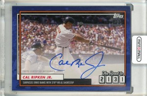2020 Topps X Cal Ripken 2131  Cal Ripken Jr. Autograph 1St 01/31