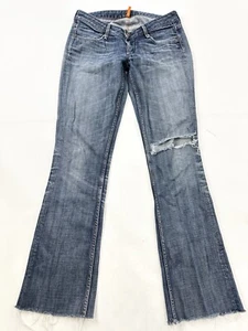 Vintage Ernest Sewn Jeans Women’s 27 Blue Hefner 06 Bootcut Denim USA Y2K - Picture 1 of 8