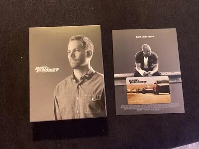 FAST & FURIOUS 7 Filmarena PAUL WALKER EDITION Blu-ray SteelBook Lenti Magnet - Image 1 of 3
