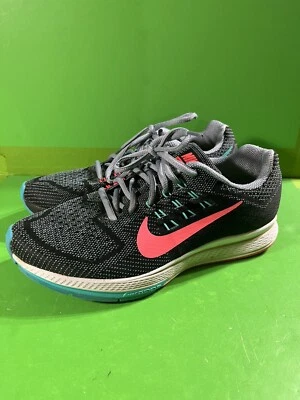 女式耐克Air Zoom Structure 18灰色Hyper Punch跑步683737-001尺寸8.5 — 第 1/4 张图片