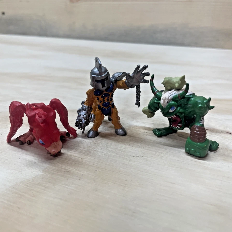 1998 Digimon Digital Monsters 2" 3 Piece Mini Figure Lot Bandai minifig - Image 1 of 2