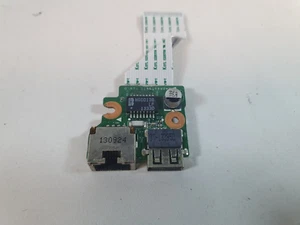HP Pavilion 15-E073SA - USB & Ethernet Port Platine mit Band - B587 - Bild 1 von 2