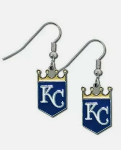 Kansas City Royals MLB Dangle Ear Rings Cover