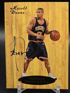 Harold Deane Autographed 1997 Hardwood Virginia Basketball Rookie Card 5 /7500 - Picture 1 of 2
