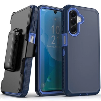 Heavy Duty Shockproof Case For Samsung Galaxy A17 A07 Phone Cover + Clip Belt - Image 1 of 4