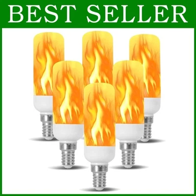 Decorative Fire Flame Effect Lighting 6 Pack - Image 1 of 4