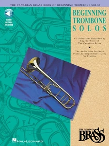 Canadian Brass Book of Beginning Trombone Solos & Piano Sheet Music Online Audio - Picture 1 of 1