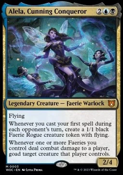 Magic/MTG Alela, listige Eroberin WOC-3 Mythic Deutsch Neu Foil - Bild 1 von 2