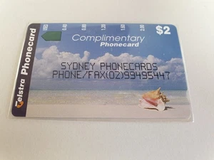 Australia Telstra Phonecard $2 Complimentary Phonecard Sydney Phonecards Unused - Picture 1 of 2