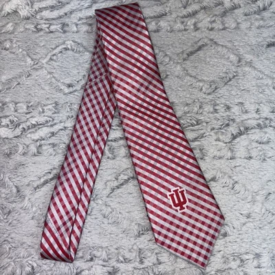 Corbata Indiana Hoosiers para hombre University College X logotipo rojo cuello corbata ala de águila Foto 1 de 3
