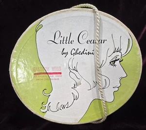 Vintage 60's Little Ceasar by Ghedini Brunette Shag Wig and Box Modacrylic - Bild 1 von 13