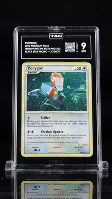 2010 POKEMON HGSS TRIUMPHANT BLSTR PROMO #HGSS22 PORYGON COSMOS HOLO TAG 9 - Image 1 of 2