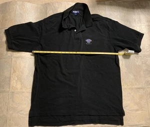 Vintage Black Hard Rock Cafe Los Angeles Size XL 100% Cotton polo shirts for men - Picture 1 of 6