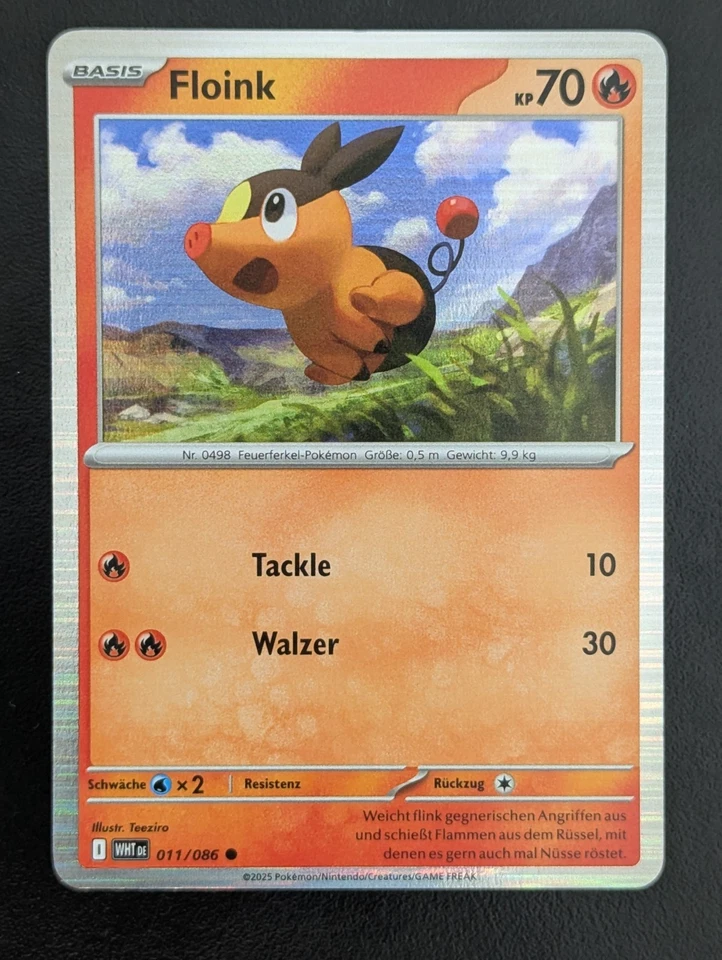 Pokemon Weiße Flammen Floink 011/086 HOLO PROMO Deutsch Near Mint - Bild 1 von 1