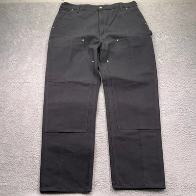 Carhartt Double Front Pants Men 40x32 Duck Canvas Loose Fit Utility Workwear B01 - Image 1 of 4