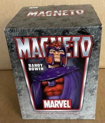 MAGNETO MINI-BUSTO (2012) Bowen; Villano X-Men; Escultura Randy Bowen; #103/600; Nuevo Foto 1 de 4