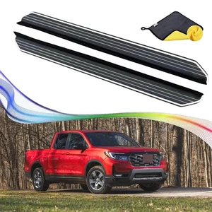 Fit Honda Ridgeline 2017-2026 Running Boards Side Step Pedals Nerf Bar W/Bracket - Picture 1 of 7