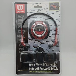 Vintage Wilson Sports Radio AM/FM Digital Jogging WDA300R Brand New NOS Red - Picture 1 of 9