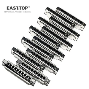 EASTTOP Diatonic Harmonica Set of 12 Diatonic Mouth Organ Set for Adult Student - Picture 1 of 11