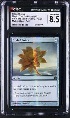 GILDED LOTUS From the Vault: Twenty Foil Mythic CGC 8.5 MTG [Nostalgium] - Image 1 of 2