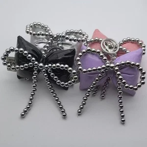 Bag Accessories 3D Bowknot Keychain Sweet Hanging Chain Decoration Gifts - Photo 1 sur 11