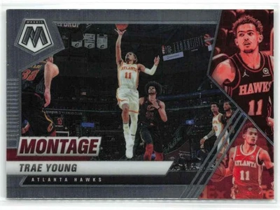 Trae Young 2020-21 Panini Mosaic Montage Atlanta Hawks #29 - Image 1 of 2