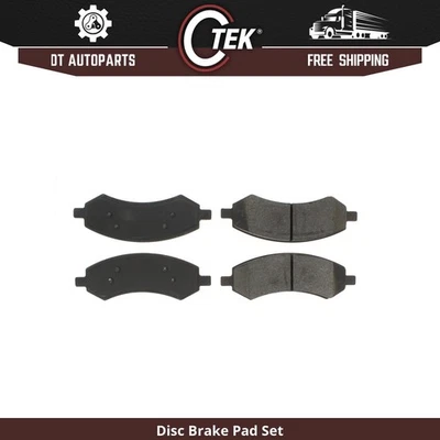 Para Jeep Wrangler 2007-2017 | Pastilhas de freio a disco dianteiras centrais | Semi-metálicas - Imagem 1 de 2