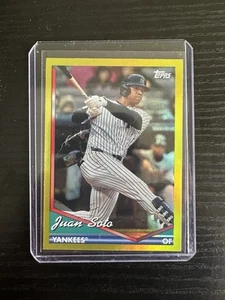 2024 Topps Archives - 1994 Topps Juan Soto #289 Foilboard giallo - Foto 1 di 2