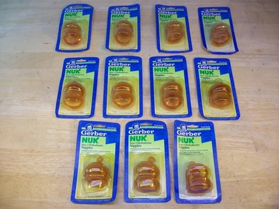 Gerber - NUK - Size 2 Orthodonic Nipples - for babies 6-18 month, new from 1992 - Image 1 of 4