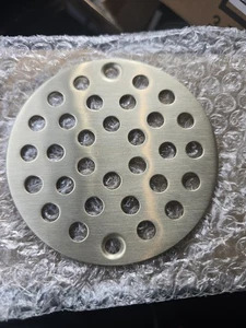 Moen 102763BN 4" Runde Dusche Ablauf Abdeckung, Gebürstetes Nickel Schneller Versand!  - Bild 1 von 2