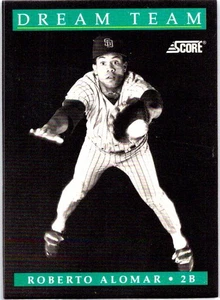 1991 Score #887 Roberto Alomar Dream Team San Diego Padres - Picture 1 of 2