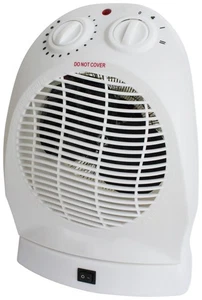 Challenge Fan Heater 2.4kW Electric Upright Oscillating Portable 4151986 R - Picture 1 of 1
