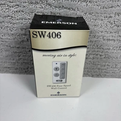 Emerson SW406 Ceiling Fan Four-Speed & Light Wall Control Open Box - Image 1 of 4