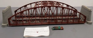 MTH 40-1109 O Gauge 2-Track Steel Arch Bridge EX - Picture 1 of 9