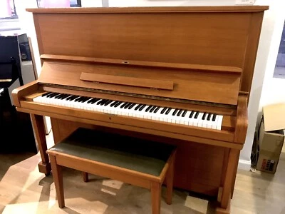 Schafer & Sons WG-7 Tall Upright Piano 51 1/2" Satin Walnut - Image 1 of 4