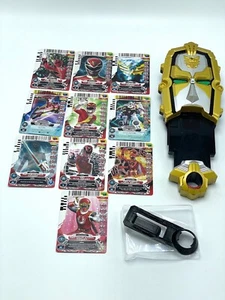 Power Rangers Megaforce Deluxe Gosei Morpher Kartenleser mit 10 Karten 2013 Bandai - Bild 1 von 3