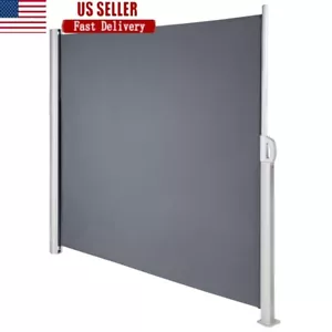 Retractable Side Awning Privacy Screen Outdoor Patio Divider Waterproof Shade US - Picture 1 of 10