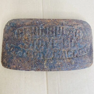 Antique Peninsular Stove Co Detroit Chicago Co Cast Iron Stove Part QU Hope - Picture 1 of 11