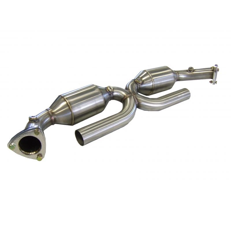 Porsche 911 996 Carrera 200 Cell High Flow X-Pipe Sports Catalytic Converters - Image 1 of 1