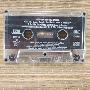 Aaliyah - One In A Million Original 1996 Audio Cassette Tape R&B Soul No J Card